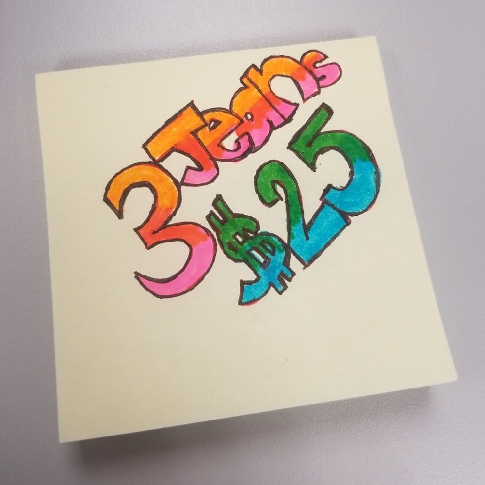 3/$25 Jeans Lot 💣💥